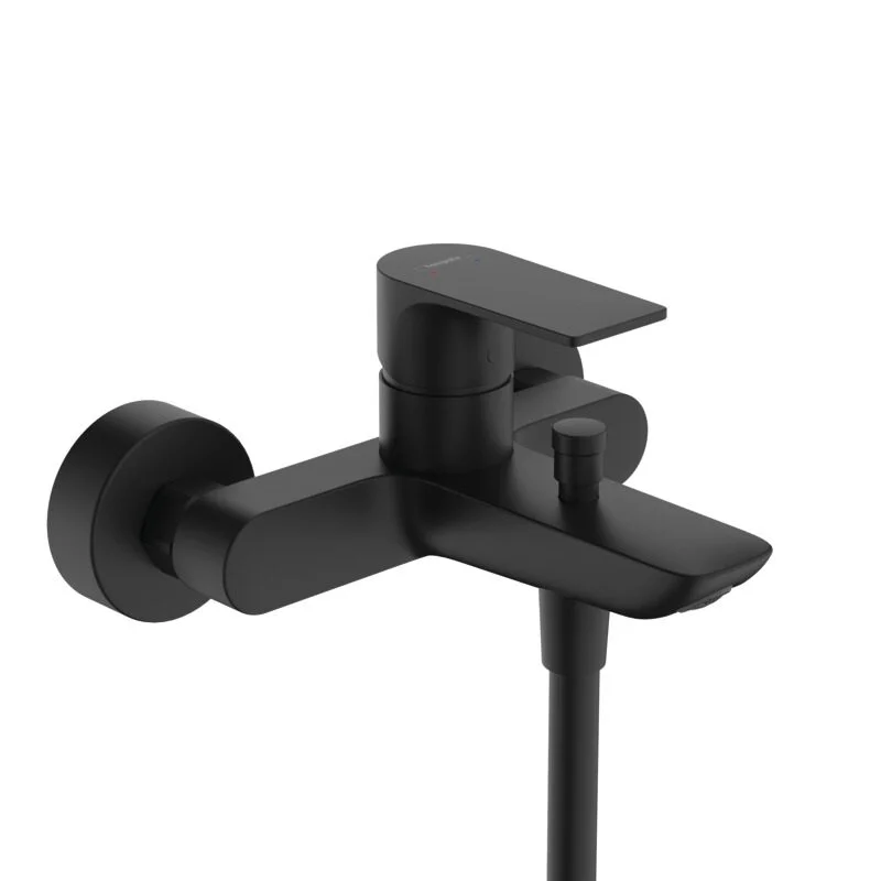 Смеситель для ванны, черный Hansgrohe Rebris E 72450670