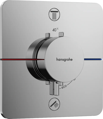Термостат для душа, встраиваемый, хром Hansgrohe ShowerSelect Comfort Q 15583000