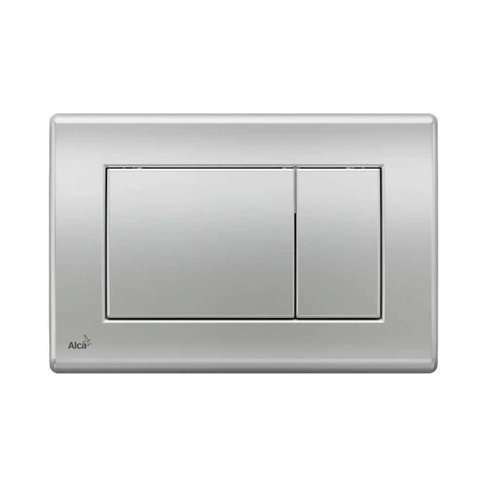 Панель смыва, хром, матовая Alcaplast M272