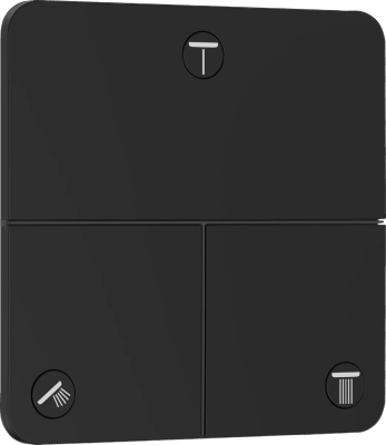 Термостат для душа, встраиваемый, черный Hansgrohe ShowerSelect Comfort Q 15587670