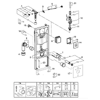 Инсталляция для унитаза Grohe Rapid SL 38721001