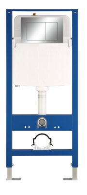 Инсталляция для подвесного унитаза, хром Nuca N5112P2702CH