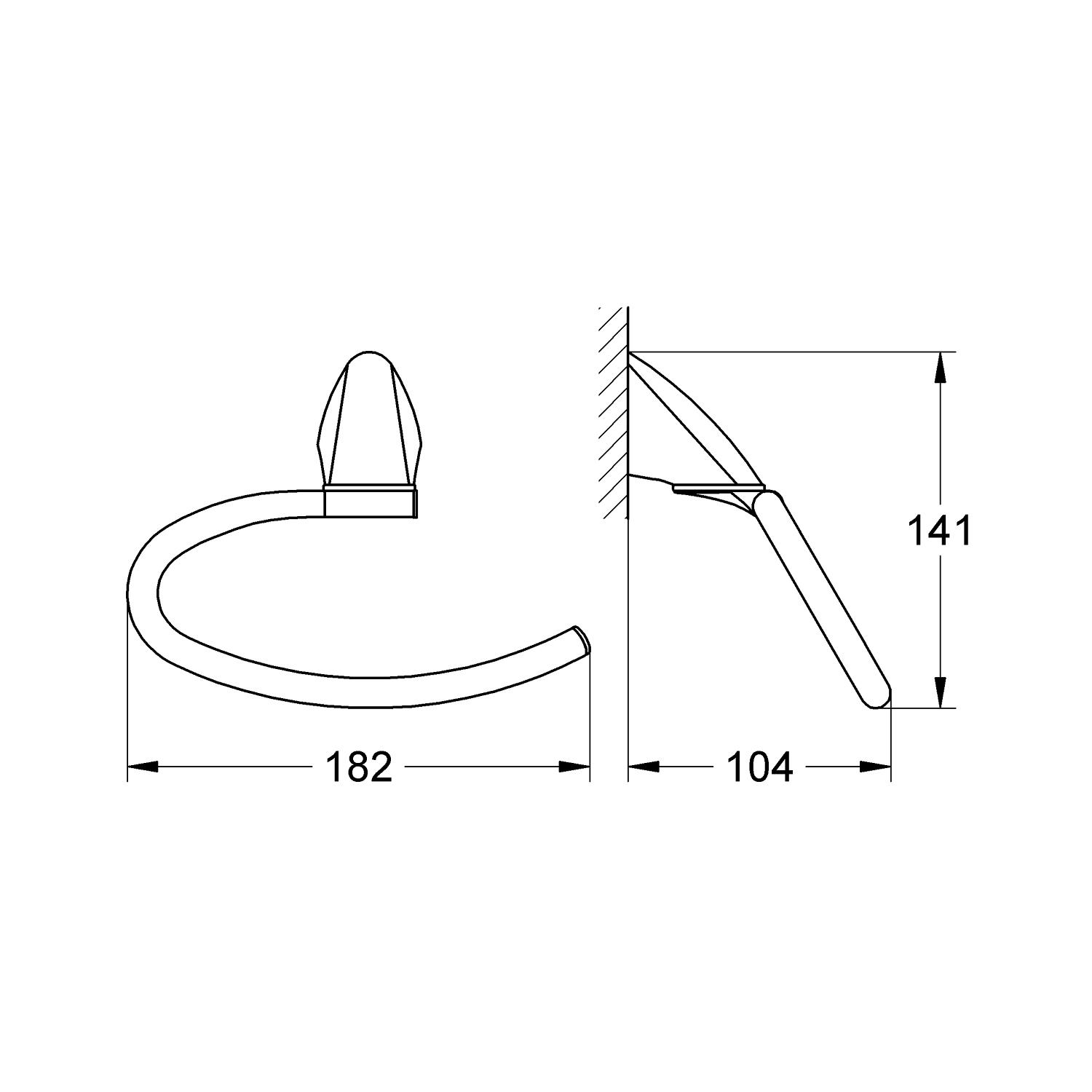 40327000 Chiara Кольцо для полотенца