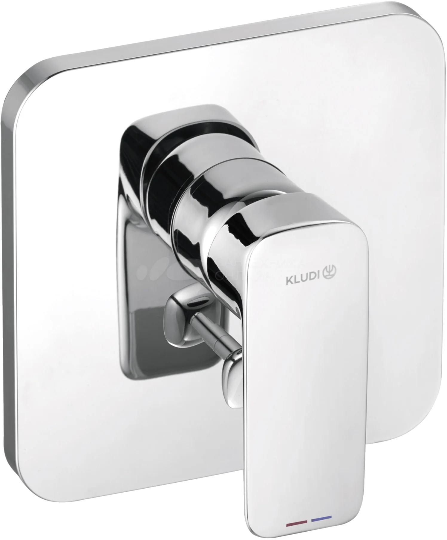 Душевая система, встраиваемая, хром Kludi Pure and Easy 406300575