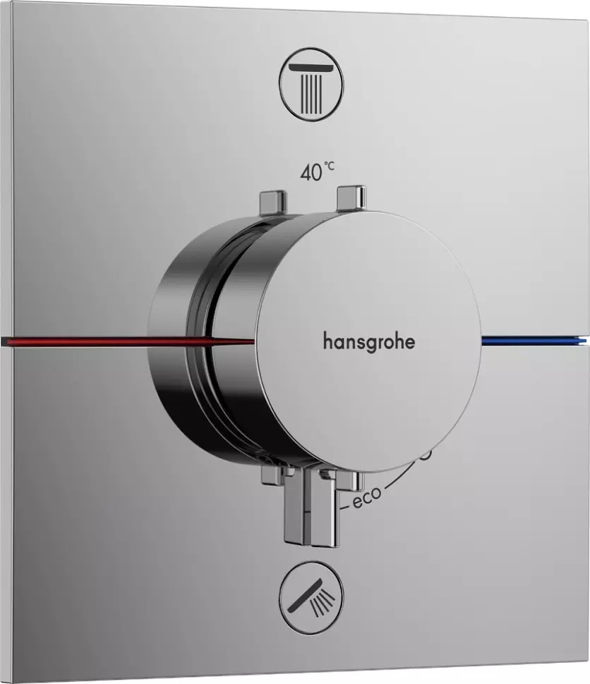 Термостат для душа, встраиваемый, хром Hansgrohe ShowerSelect Comfort E 15572000