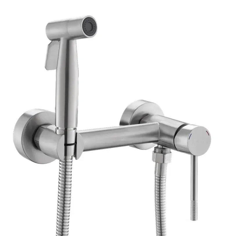 Гигиенический душ со смесителем, нерж.сталь VODA Vessel VSL02