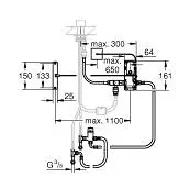 Комплект переоснащения Grohe Foot Control retro-fit Grohe 30309000