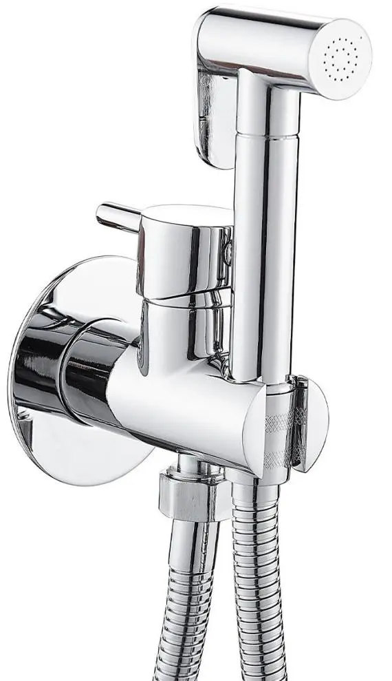 Гигиенический душ со смесителем, встраиваемый, хром ESKO SMH05