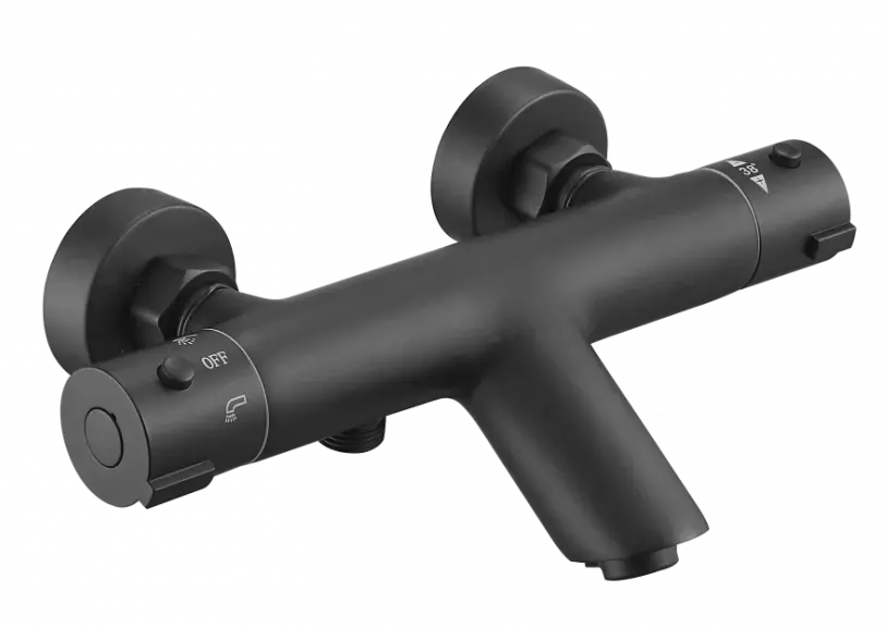 Термостат для ванны, черный ESKO Mikros T3054 Black