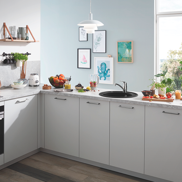 32750000 Euroeco Смеситель однорычажный для мойки, DN 15, хром