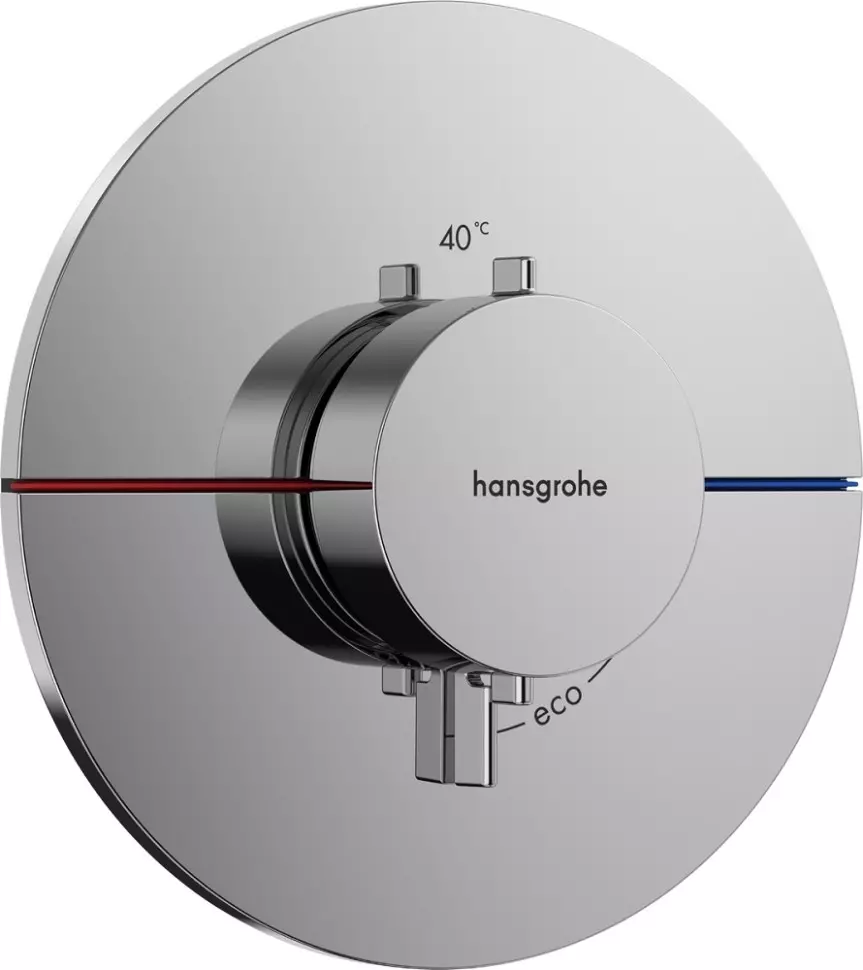 Термостат для душа, встраиваемый, на 2 потребителя, хром Hansgrohe ShowerSelect Comfort S 15559000