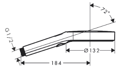 Ручной душ, белый Hansgrohe Rainfinity 130 3jet 26864700