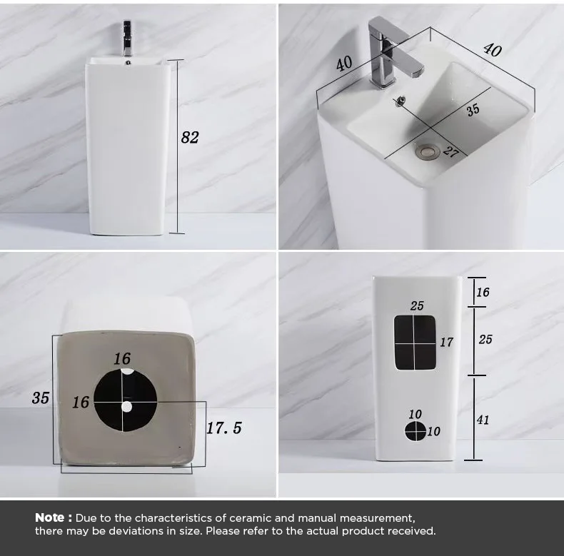 Раковина напольная, белая SSWW WCL3554