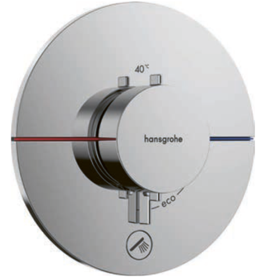 Термостат для душа, встраиваемый, хром Hansgrohe ShowerSelect Comfort S 15562000