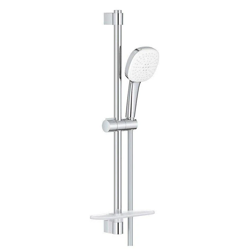 Душевой гарнитур 600, с полочкой, 2 вида струи, хром Grohe Tempesta Cube 110 26907003