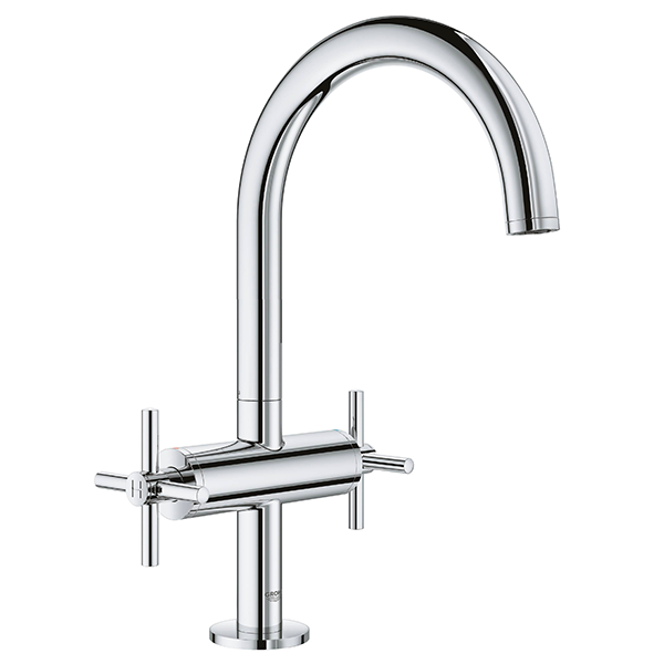 Смеситель для раковины, размер L, хром Grohe Atrio New 21019003 | Сантехника в Алматы Смеситель для раковины, размер L, хром Grohe Atrio New 21019003