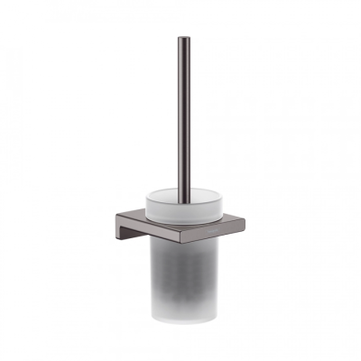 Туалетный ершик, комплект, шлифованный черный хром Hansgrohe AddStoris 41752340 Туалетный ершик, комплект, шлифованный черный хром Hansgrohe AddStoris 41752340