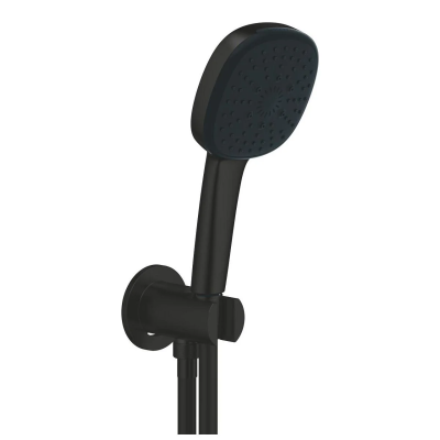 Ручной душ с держателем и шлангом, черный Grohe Tempesta Cube 110 269102433