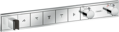 Термостат для душа, встраиваемый, для 5 потребителей, хром Hansgrohe RainSelect 15358000