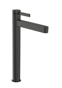 Смеситель для раковины с донным клапаном, шлиф.черн.хром Hansgrohe Finoris CoolStart 76072340