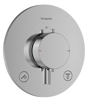 Термостат для душа, встраиваемый, хром Hansgrohe Ecostat Comfort S 33715000 