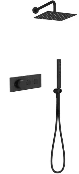 Душевая система с термостатом для душа, встраиваемая, 7в1, черный Jacob Delafon Grands Boulevards K2