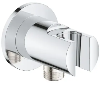 Подключение для душевого шланга с держателем, хром Grohe Relexa 28628001 Подключение для душевого шланга с держателем, хром Grohe Relexa 28628001