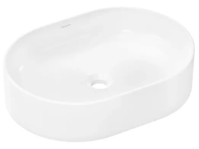 Раковина накладная 55, белая Hansgrohe Xuniva U 60166450 Раковина накладная 55, белая Hansgrohe Xuniva U 60166450