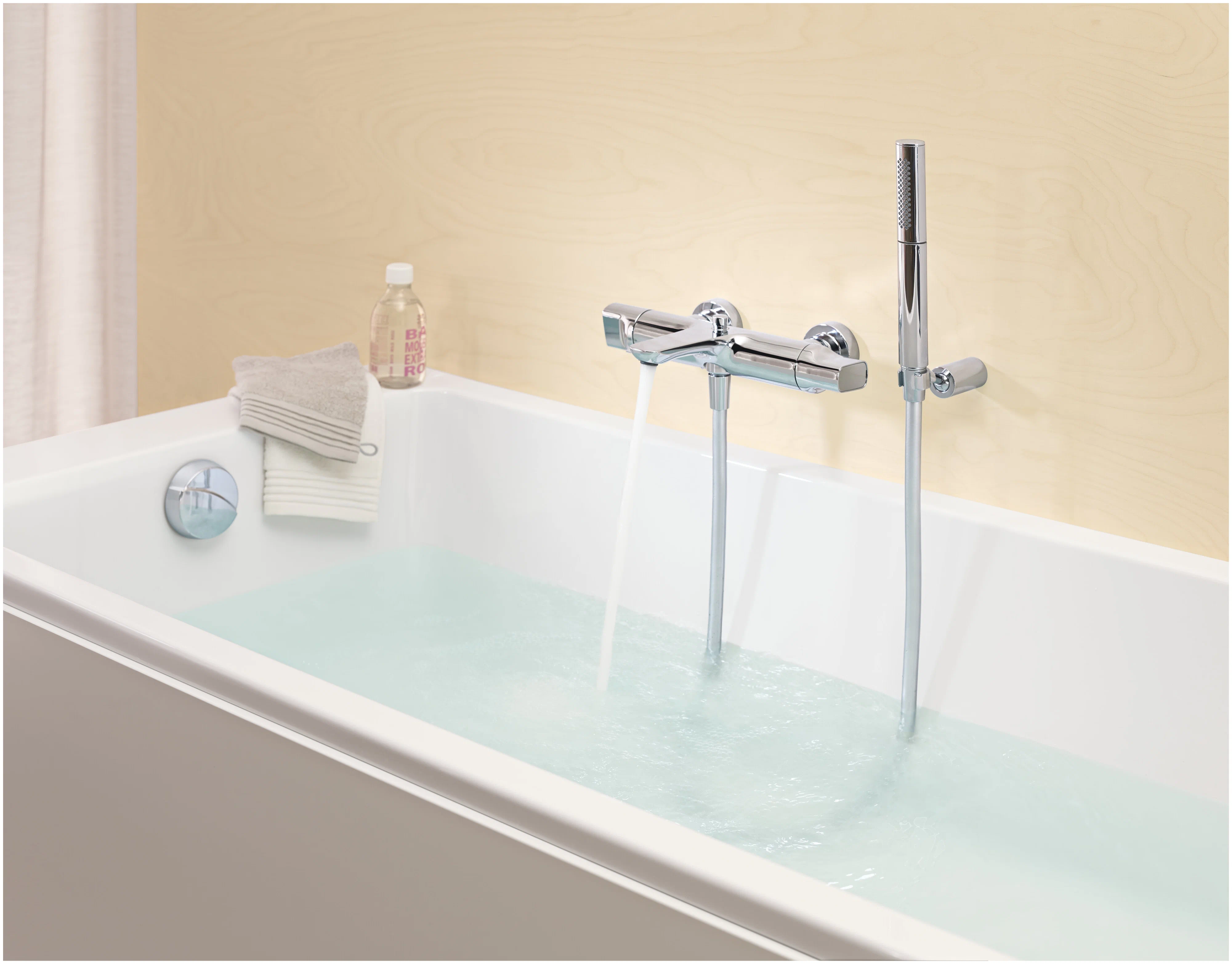 Термостат для ванны, хром Jacob Delafon Aleo E72286-CP