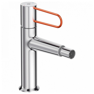 Смеситель для биде с донным клапаном, хром-медь Jacob Delafon Odeon Rive Gauche E21033-CPR-CP