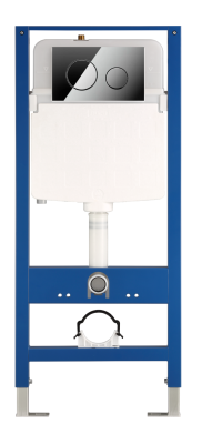 Инсталляция для подвесного унитаза, хром Nuca N5112P2701CH