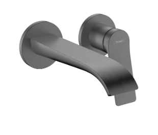 Смеситель для раковины, встраиваемый, шлиф. черный хром Hansgrohe Vivenis 75050340