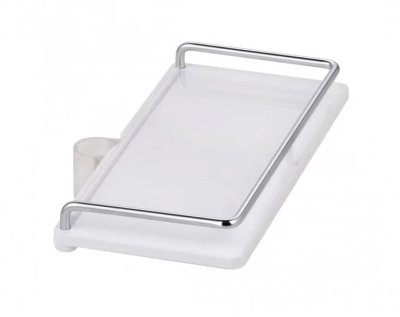 Полочка, хром -белый Kludi Cockpit Explorer 6410110-00