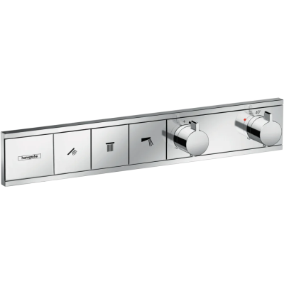 Термостат для душа, встраиваемый, для 3 потребителей, хром Hansgrohe RainSelect 15381000 Термостат для душа, встраиваемый, для 3 потребителей, хром Hansgrohe RainSelect 15381000