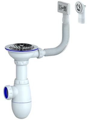 Сифон для раковины с прямоугольным переливом Unicorn B410V Сифон для раковины с прямоугольным переливом Unicorn B410V