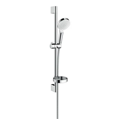 Душевой гарнитур 650 с мыльницей, хром Hansgrohe Crometta Vario 26553400 Душевой гарнитур 650 с мыльницей, хром Hansgrohe Crometta Vario 26553400