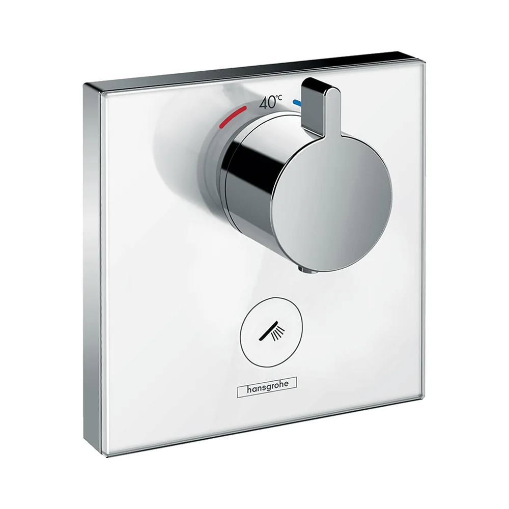 Термостат для душа, встраиваемый, хром/белый Hansgrohe ShowerSelect 15735400