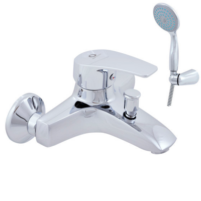 Смеситель для ванны с душевой гарнитурой, хром Rav Slezak Kongo K054.5/2 
