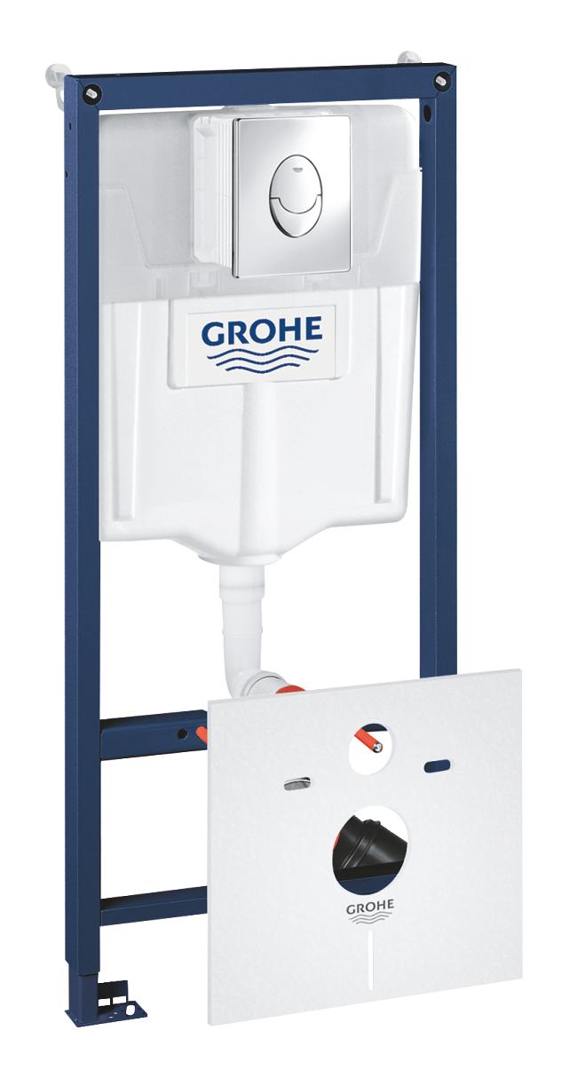 Инсталляция для подвесного унитаза, панель 38505000 Grohe Rapid SL 38750001