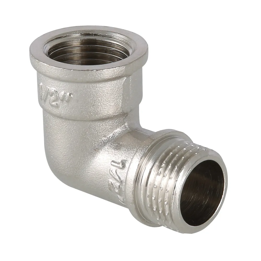 VTr.092.N.0002 Угольник 1/4" вн.-нар.( с доп.уплотнением), никель VALTEC