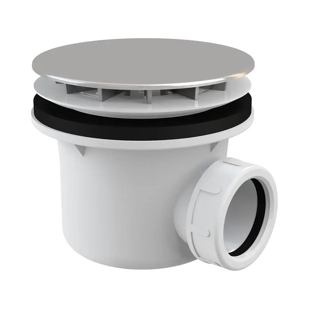 Сифон для душевого поддона, хром Alcaplast A49CR 