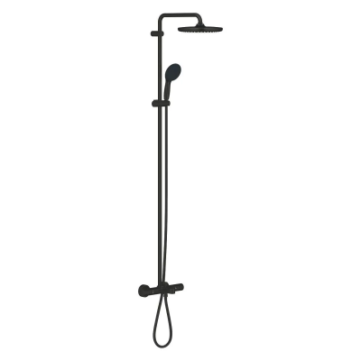 Душевая система с термостатом для ванны, черный Grohe Tempesta 250 266722431 Душевая система с термостатом для ванны, черный Grohe Tempesta 250 266722431