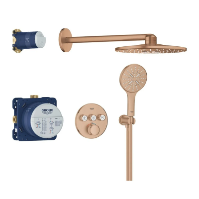 Душевая система встраиваемая, теплый закат матовый Grohe Grohtherm SmartControl 310 34863DL0 Душевая система встраиваемая, теплый закат матовый Grohe Grohtherm SmartControl 310 34863DL0