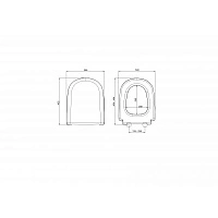 Крышка-сиденье для унитаза с микролифтом Roсa Giralda ZRU9000047