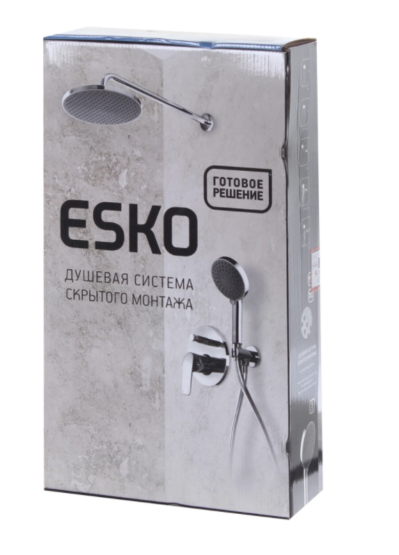 Душевая система скрытого монтажа, арт. Set_6in1, ESKO