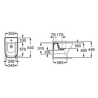 Крышка для биде, белая Roca The Gap 7806472004