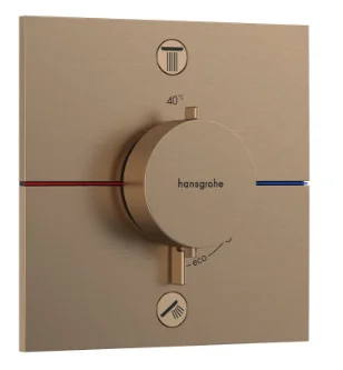 Термостат для душа, встраиваемый, бронза Hansgrohe ShowerSelect Comfort E 15572140