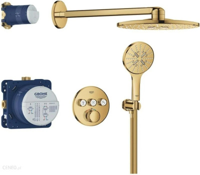 Душевая система встраиваемая, холодный рассвет глянцевый Grohe Grohtherm SmartControl 310 34863GL0 Душевая система встраиваемая, холодный рассвет глянцевый Grohe Grohtherm SmartControl 310 34863GL0