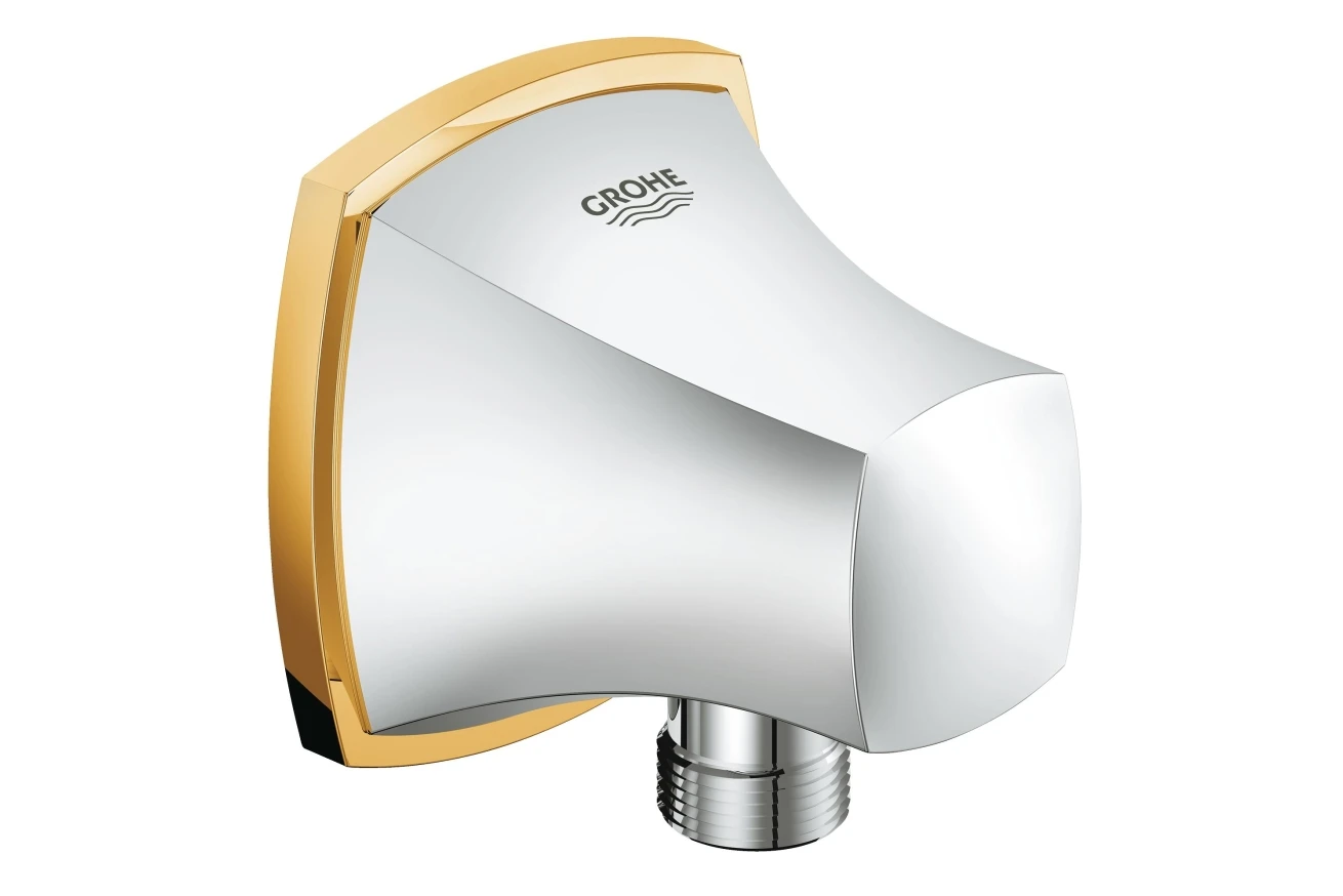 Подключение для душевого шланга, хром-золото Grohe Grandera 27970IG0
