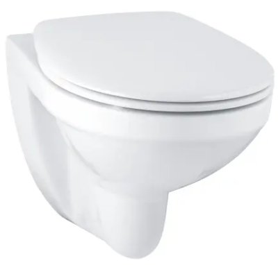Унитаз подвесной, безободковый, с сиденьем без микролифта, белый Grohe Bau Ceramic 39497000 Унитаз подвесной, безободковый, с сиденьем без микролифта, белый Grohe Bau Ceramic 39497000